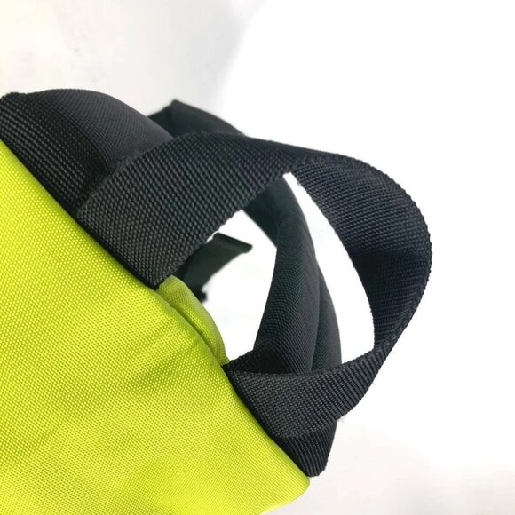 BALENCIAGA 558163 Explorer logo bag backpack Backpack Nylon canvas yellow/Black - Picture 11 of 16